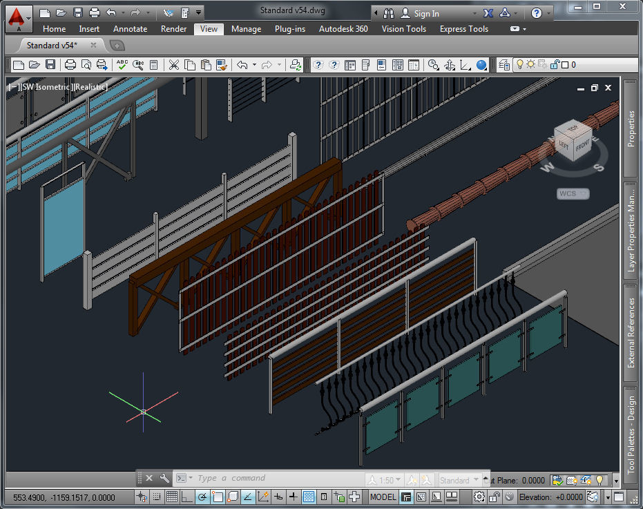 autocad architecture wall styles download